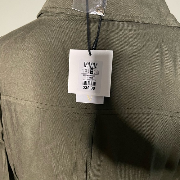 Revamped green button up dress - Picture 3 of 4